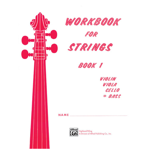 Workbook for Strings Book 1 - Bass Sheet Music