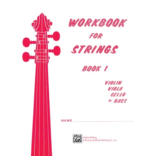 Workbook For Strings Book 1 Double Bass Part