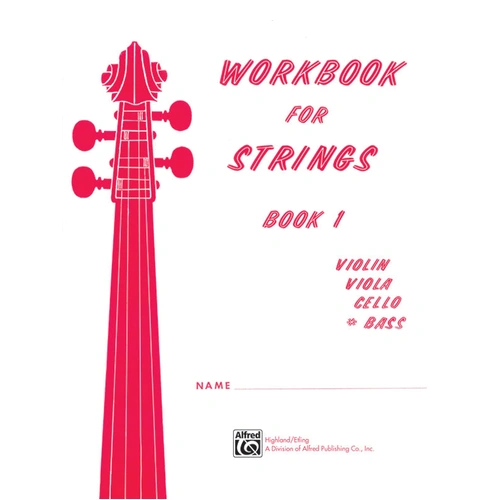 Workbook for Strings Book 1 - Bass Sheet Music
