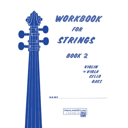 Workbook for Strings Book 2 - Viola - String Orchestra Sheet Music