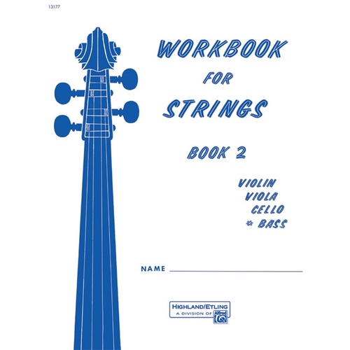 Workbook for Strings Book 2 - Bass Sheet Music