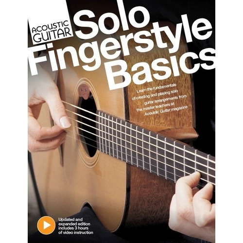 Acoustic Guitar Solo Fingerstyle Basics BK/OLM with 3 Hours of Video Instruction