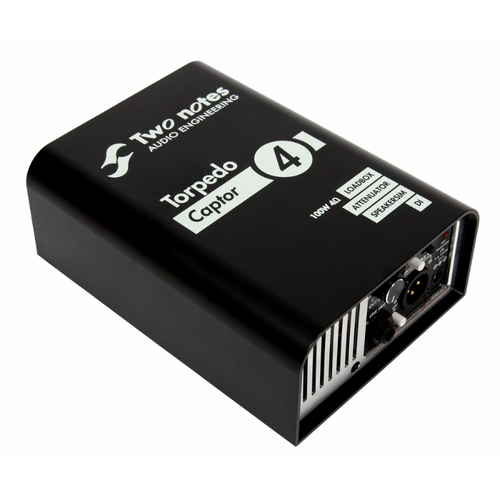 Two Notes Torpedo Captor 4ohm Compact Load Box and Amp DI