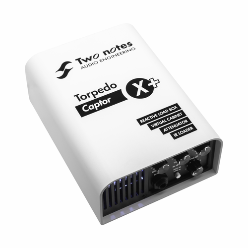 Two Notes Torpedo Captor X Reactive Load Box with Attenuator, DynIR Cab Sim, IR Loader & Stereo Expander (8Ω)