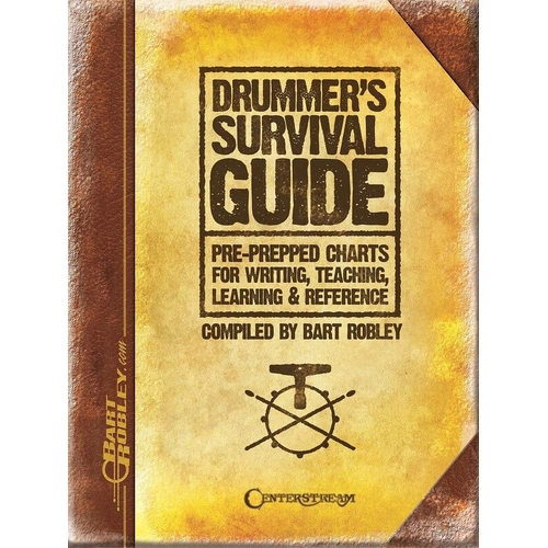 Drummer's Survival Guide - Study Companion with Ride Patterns, Rudiments, Manuscript Paper, and Lesson Planner, Spiral Bound, 64 Pages