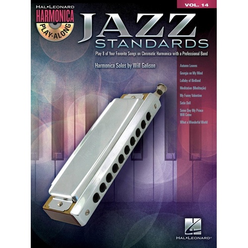 Jazz Standards Harmonica Play-Along Volume 14 BK/CD