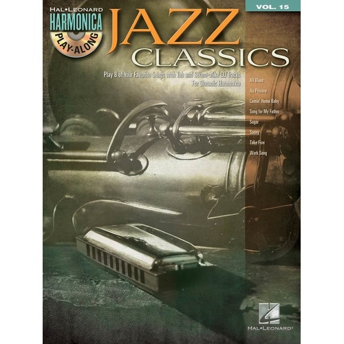 Jazz Classics Harmonica Play-Along Book and CD Volume 15