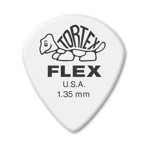 Jim Dunlop Tortex Flex Jazz III XL 1.35mm Guitar Pick (Single)