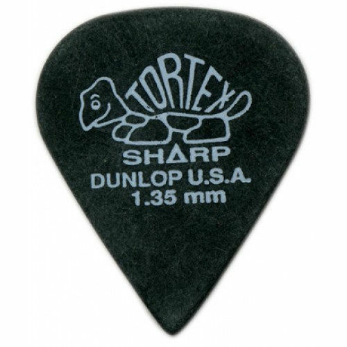10 x Jim Dunlop Tortex Sharp 1.35mm Gauge Guitar Picks USA Free Post