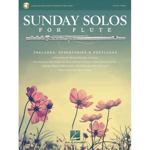 Sunday Solos For Flute Book/Online Audio 