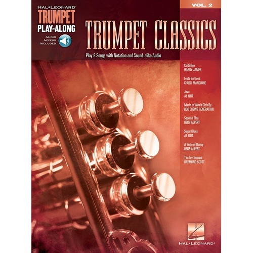 Trumpet Play-Along Series Volume 2 Book with Backing Tracks