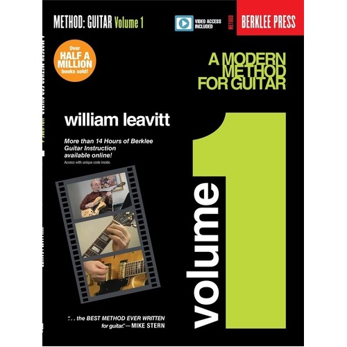 A Modern Method for Guitar Volume 1 with Online Video Access