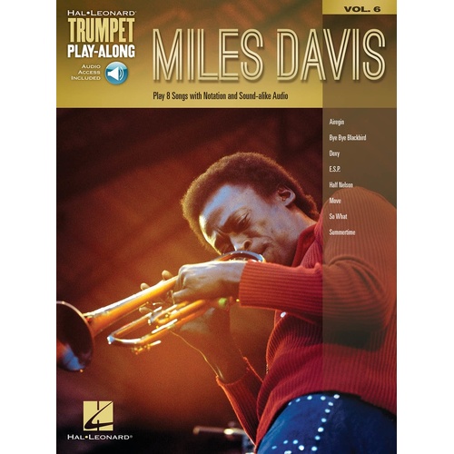 Miles Davis Trumpet Playalong V6 Book/Online Audio (Softcover Book/Online Audio)