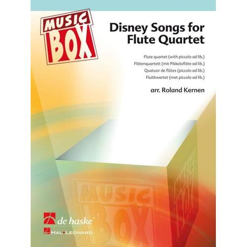 Disney Songs For Flute Quartet (Music Score/Parts)