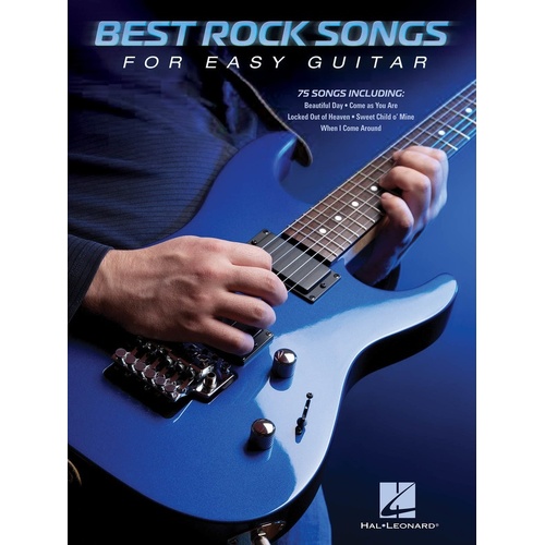 Best Rock Songs For Easy Guitar (Softcover Book)