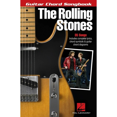 The Rolling Stones Guitar Chord Songbook by Hal Leonard - 35 Songs with Lyrics, Chord Symbols & Diagrams, 112 Pages