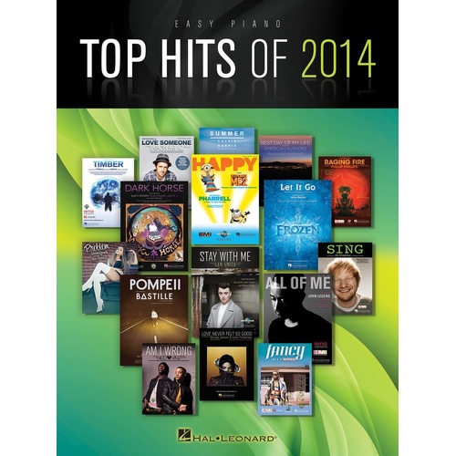 Top Hits Of 2014 Easy Piano (Softcover Book)