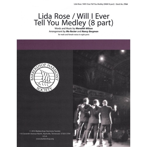 Lida Rose/Will I Ever Tell You? 8 Part A Cappell (Octavo)
