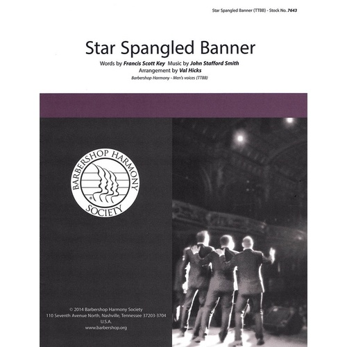The Star-Spangled Banner TTBB A Cappella (Octavo)