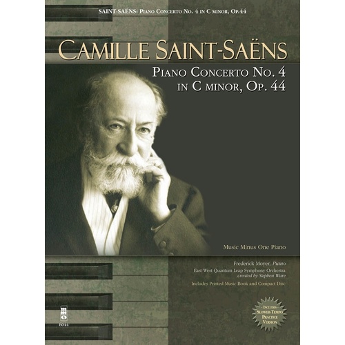 Saint-Saens - Piano Concerto No 4 Op 44 Book/CD (Softcover Book/CD)