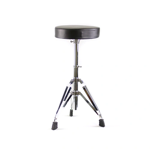 Double Braced Drum Throne with Screw Height Adjustment and Padded Seat