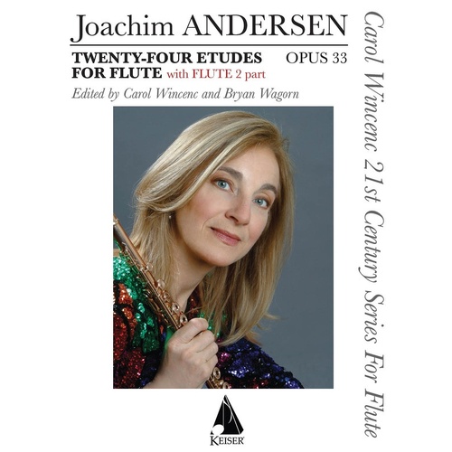 Andersen - Twenty Four Etudes For Flute Op 33 (Pod) (Softcover Book)