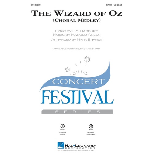 Wizard Of Oz Medley SAB 