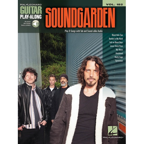 Soundgarden Guitar Play Along V182 Book/Online Audio (Softcover Book/Online Audio)