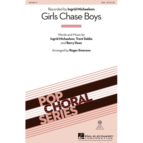 Girls Chase Boys SSA (Octavo)