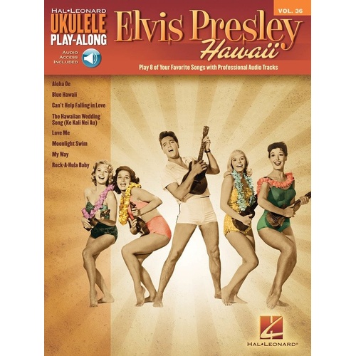 Elvis Presley Ukulele Play-Along V36 BK/OLA