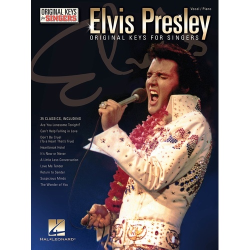 Elvis Presley Original Keys For Singers (Softcover Book)