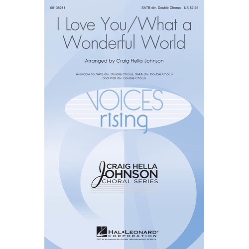 I Love You/What A Wonderful World SSAA Divisi Double Chorus (Octavo)