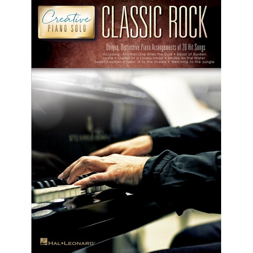 Classic Rock Creative Piano Solo (Softcover Book)