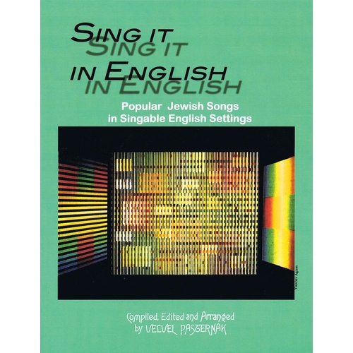 Sing It In English Poular Jewish Songs (Softcover Book)