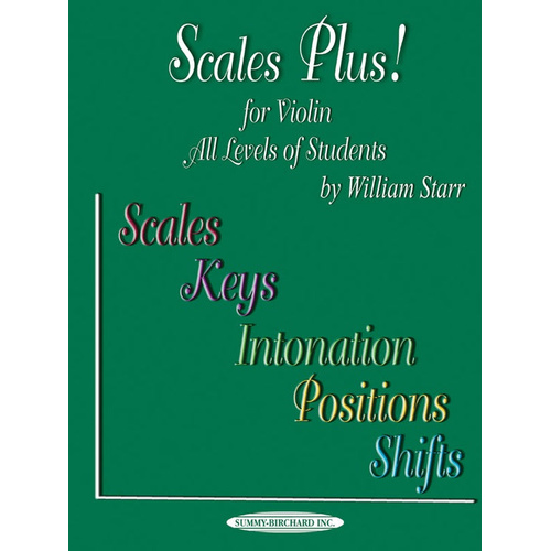 Scales Plus for Violin - Comprehensive Study of Scales, Keys, Intonation, Positions, and Shifts