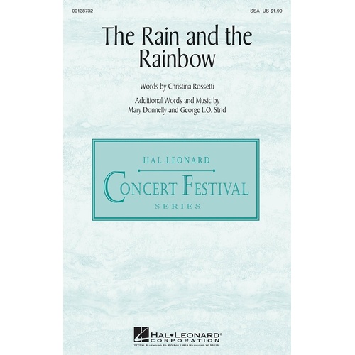 Rain And The Rainbow SSA (Octavo)