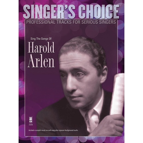 Sing The Songs Of Harold Arlen Book/CD (Softcover Book/CD)