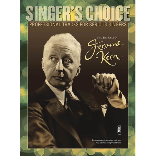 Sing The Songs Of Jerome Kern Book/CD (Softcover Book/CD)