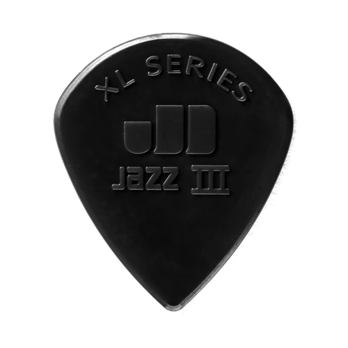 Jim Dunlop Nylon Pick Jazz III Black  (Single)