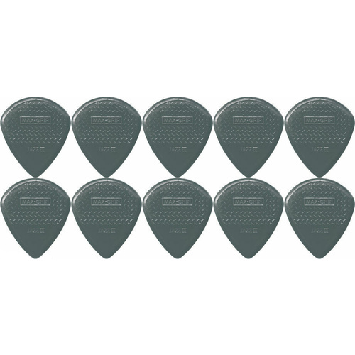 10 x Jim Dunlop Max Grip Jazz 3 Carbon Fiber Gauge Guitar Picks Jazz III