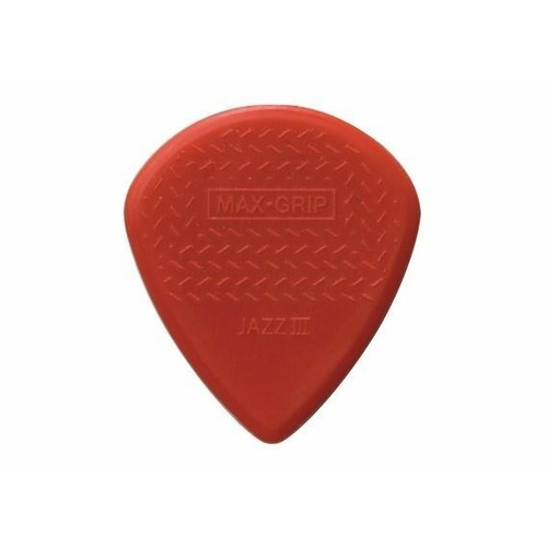 24 x Dunlop Jazz III Max Grip Red Guitar Picks / Plectrums Free Post