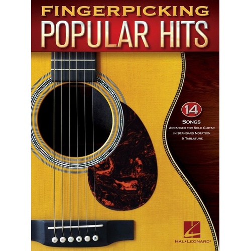 Fingerpicking Popular Hits Guitar Tab by Hal Leonard