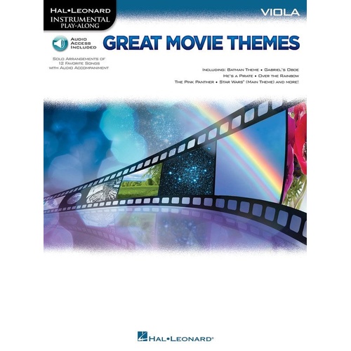 Great Movie Themes for Viola - 12 Classic Movie Themes with Backing Tracks