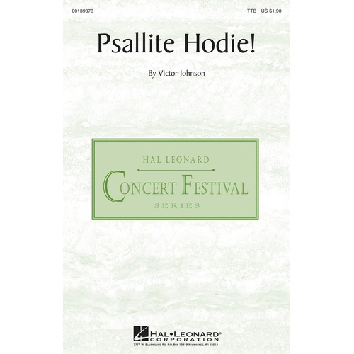Psallite Hodie! TTB (Octavo)