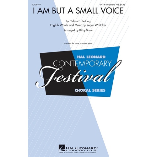 I Am But A Small Voice SATB A Cappella (Octavo)