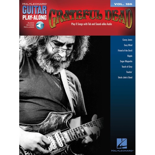 Gratefull Dead Guitar Playalong V186 Book/Online Audio (Softcover Book/Online Au