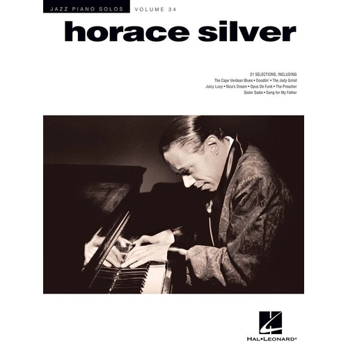 Horace Silver Jazz Piano Solo V34 JPS - 21 Selections for Piano, Including Chord Symbols, 98 Pages, Hal Leonard