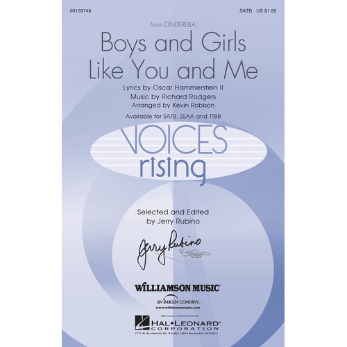 Boys And Girls Like You And Me TTBB (Octavo)