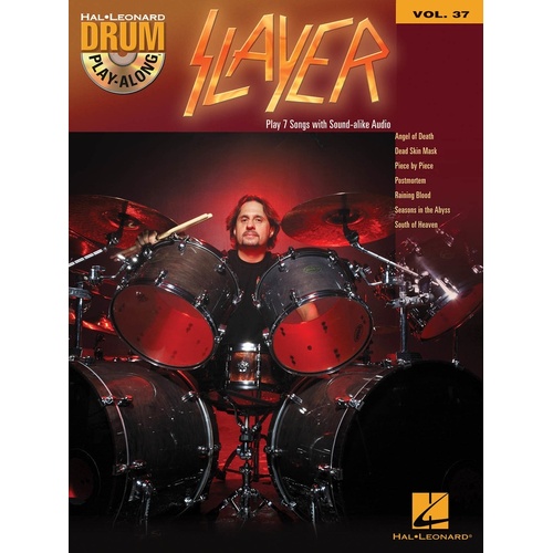 Slayer Drum Play Along V37 Book/CD (Softcover Book/CD)