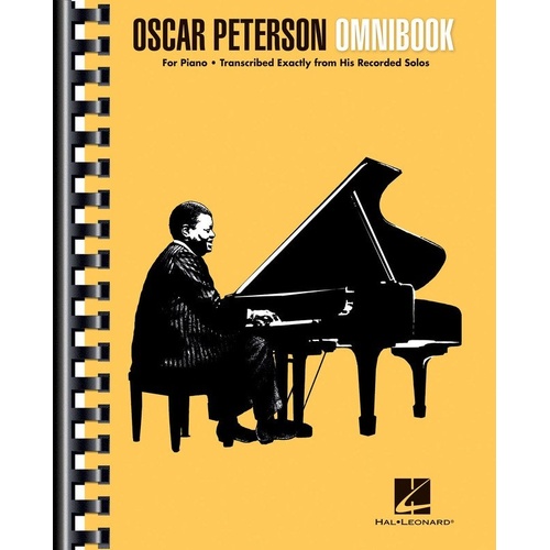 Oscar Peterson Omnibook Piano Transcriptions by Hal Leonard
